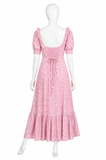 RIXO Sorana Cotton-Blend Midi Dress – Pink Shell Pansy Blush size UK 12 US 8 ladies