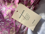 RIXO Sorana Cotton-Blend Midi Dress – Pink Shell Pansy Blush size UK 12 US 8 ladies