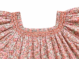 BONPOINT FLORAL LIBERTY PRINT HAND EMBROIDERED DRESS SIZE 14 YEARS