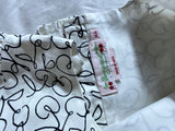 Bonpoint Black and White Cherry Print Cotton Blouse Size 14 years children