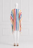 Missoni Zigzag Crochet-Knit Kaftan Cover-Up Dress ladies