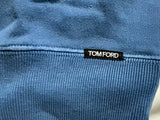 Tom Ford Blue Cotton Crewneck Sweatshirt men