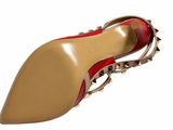Valentino Garavani Rockstud T-Strap Pumps size 39 1/2 ladies