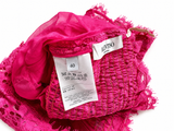 Valentino Garavani Resort 2014 Pink Scalloped Lace Strapless Top size I 40 UK 8 S small ladies