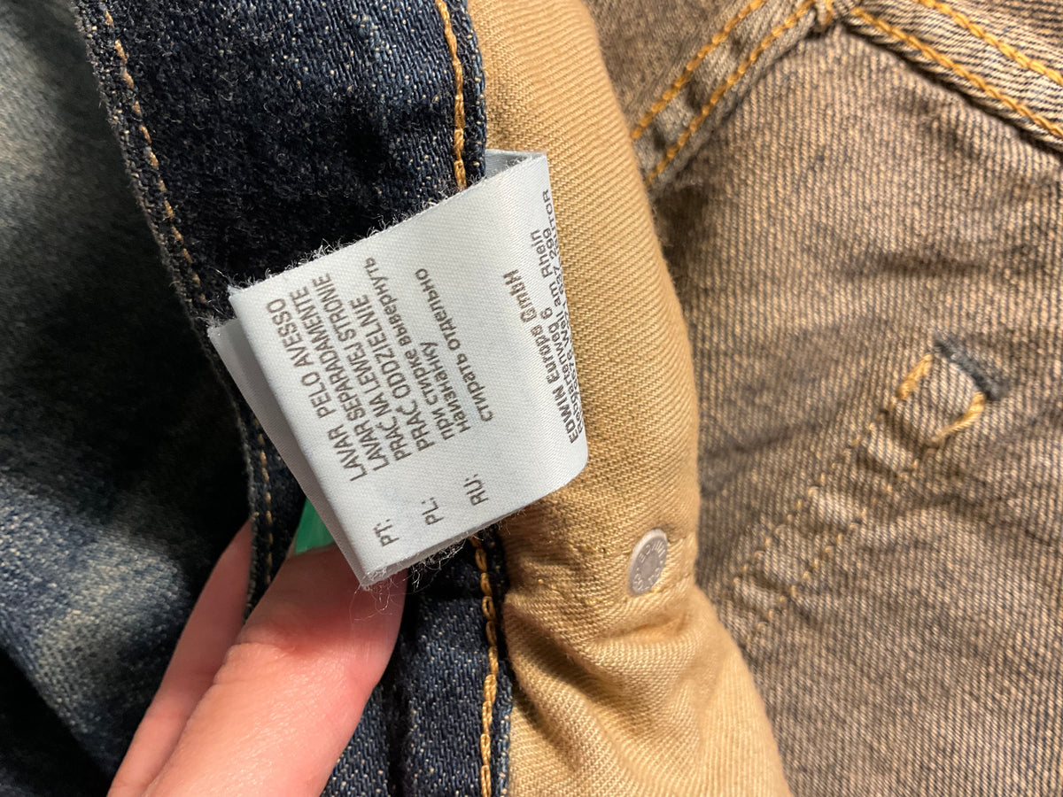 Edwin Made in Japan Wide Leg Jeans – Size W33 L32 men