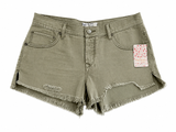 Free People Distressed Denim Shorts – Silver Lining – Size W25 ladies