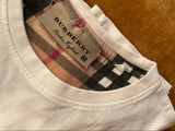 BURBERRY HOUSE CHECK PATTERN CREW NECK T-SHIRT SIZE M MEDIUM MEN