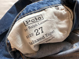 Ralph Lauren Polo RELAXED TAPERED JEAN - RELAXED FIT JEANS - KEENE WASH Size 27 ladies
