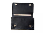 VALENTINO Black Lambskin Leather Va Va Voom Clutch Bag Handbag ladies