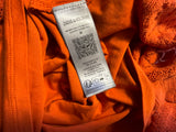 Zadig & Voltaire Memphisia Co Bandana Knit Dress – Tangerine Orange – Size M ladies
