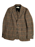 De Fursac houndstooth-pattern wool blazer jacket size 48 men