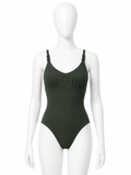 Eres Khaki One Piece Swimsuit size F 38 US 6 UK 10 ladies