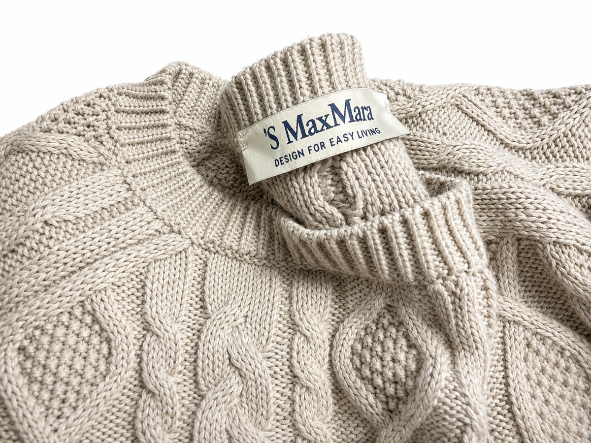 ’S Max Mara Cable Knit Pullover ladies