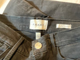 Frame Le High straight-leg jeans in black size 28 ladies