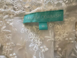 Melissa Odabash Lara Embroidered Georgette Mini Dress size M medium ladies