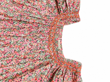 BONPOINT FLORAL LIBERTY PRINT HAND EMBROIDERED DRESS SIZE 14 YEARS