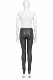 Joseph Lambskin Leather Skinny Leggings Trousers – Size 36 ladies
