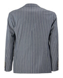Brunello Cucinelli single-breasted striped blazer jacket size 48 men