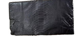 Primary New York Python Snakeskin Folded Flap Clutch Bag Handbag ladies