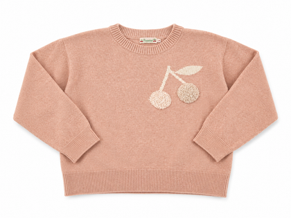 Bonpoint Girls Cashmere Cherry Sweater – Size 12 years children