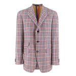 Etro Pink Checked Single Breasted Jacket Size 50 Owned By Elton John And David men