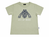 Il Gufo Bee at Work Graphic T-Shirt – Sage Green – Size 4 Years children