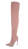 LE SILLA EVA OVER-THE-KNEE BOOTS IN SUEDE LEATHER SIZE EU 36 UK 3 US 6 LADIES