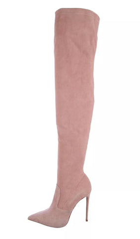 LE SILLA EVA OVER-THE-KNEE BOOTS IN SUEDE LEATHER SIZE EU 36 UK 3 US 6 LADIES