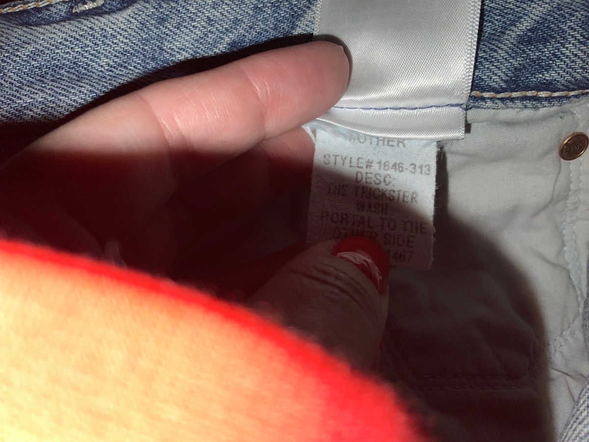 Mother Superior The Trickster Distressed Jeans Size 30 ladies