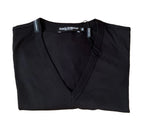 DOLCE & GABBANA V NECK BLACK T SHIRT SIZE I 50 MEN