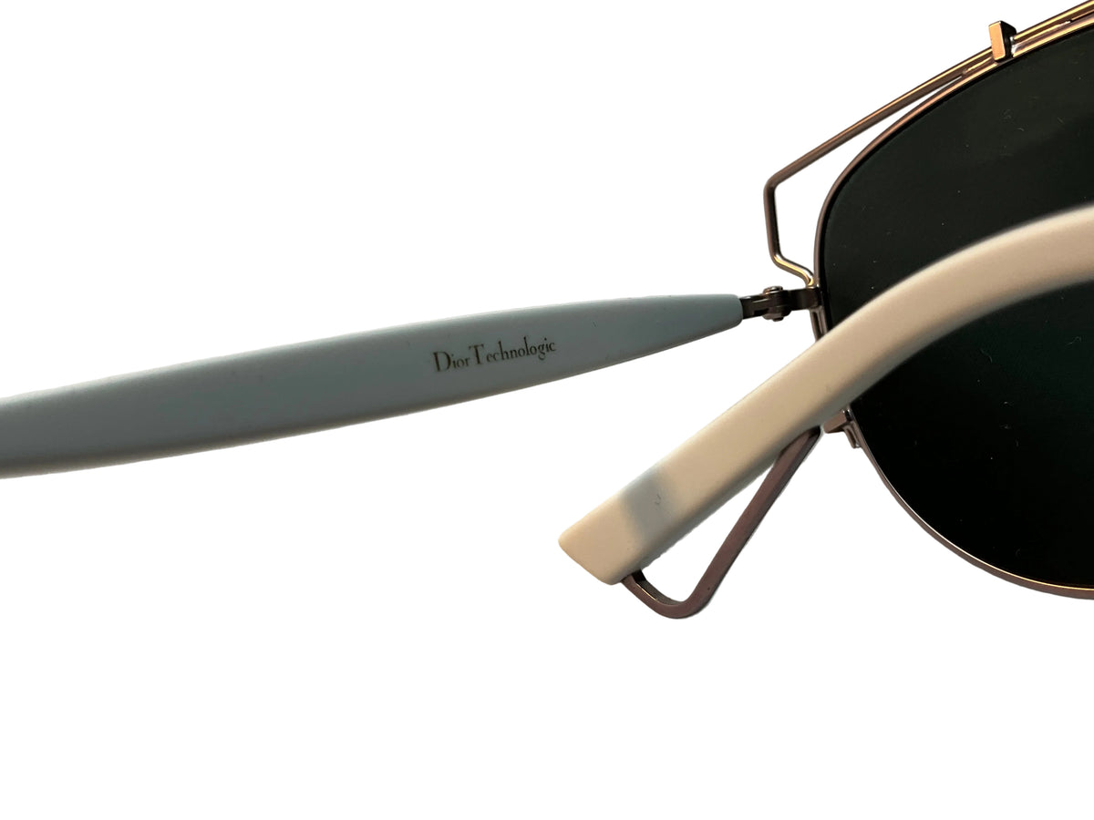 Christina Dior Technologic Sunglasses Silver White ladies