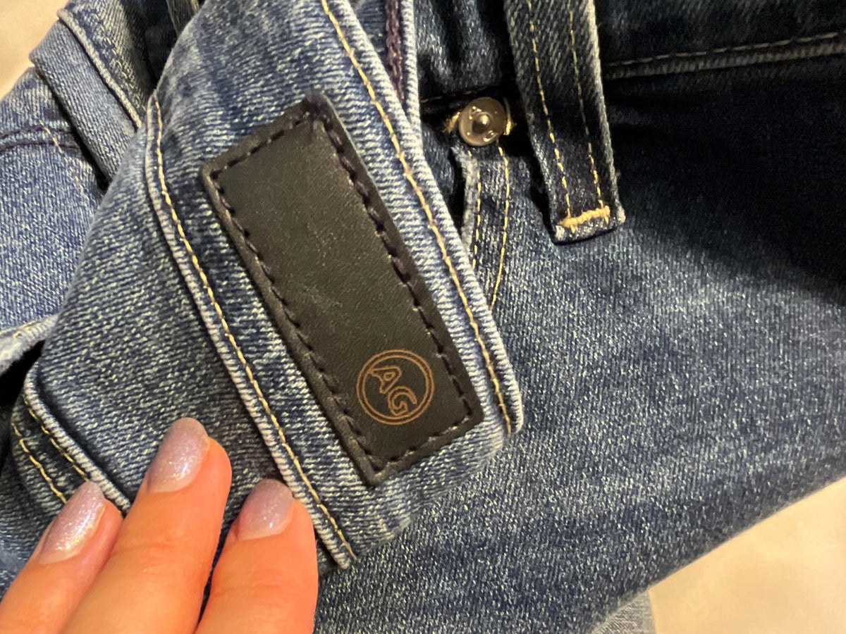 AG Adriano Goldschmied Madi High-Rise Flare Jeans – Size 28 ladies