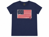 Polo Ralph Lauren Distressed Flag T-Shirt ladies
