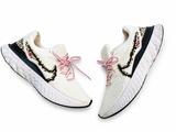 Nike React White Leopard Print Trainers – UK 5.5 / EU 39 ladies