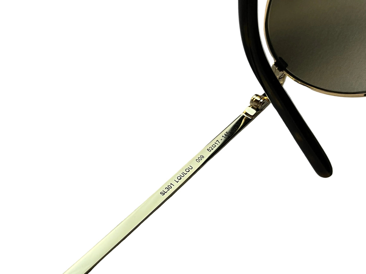 Saint Laurent SL301 LouLou Heart-Shape Gold Frame Sunglasses ladies