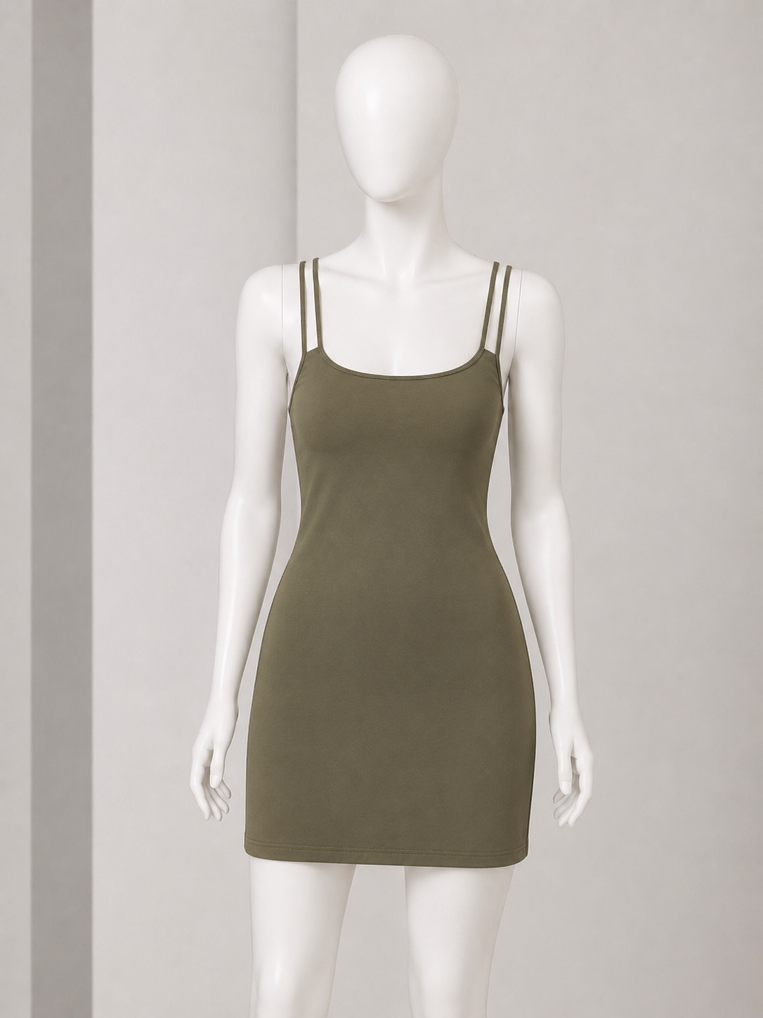 Eres Inga Khaki Strappy Mini Dress – F 40 UK 12 ladies