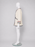 AMAZING CHANEL HAMBURG MÉTIERS D’ ART TWEED BOUCLE JACKET SIZE F 38 LADIES