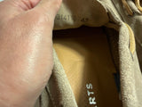 Brimarts Men’s Taupe Suede Leather Boat Shoes – Size EU 43 men