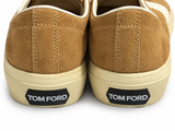 Tom Ford Men’s Camel Suede Low-Top Sneakers – Size 9 / EU 43 men