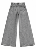 Rag & Bone Miramar High-Rise Wide-Leg Cotton Terry Jeans – Size 28 ladies