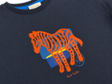 Paul Smith Junior Zebra Graphic T-Shirt – Navy – Age 4 (4A) years children