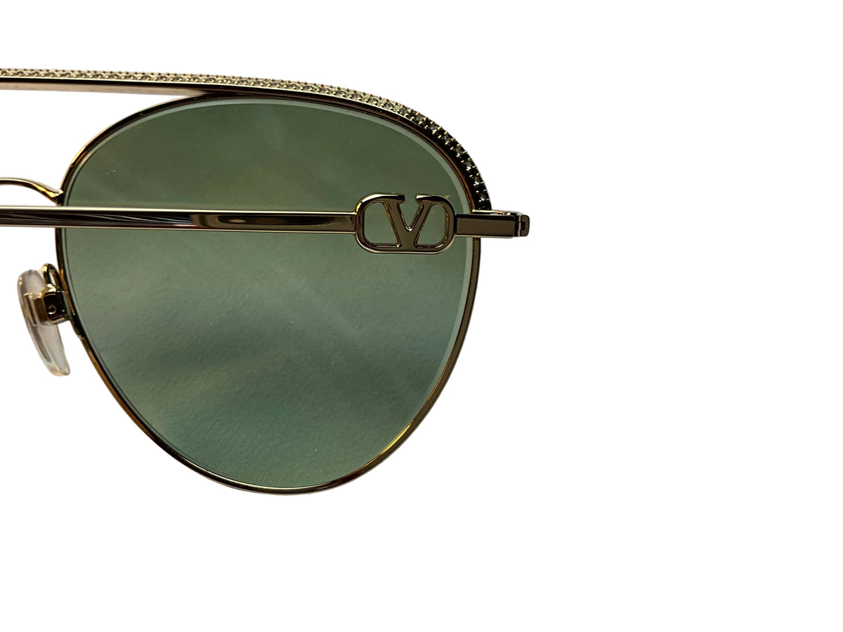 Valentino VA 2048 - 30028E Gold Sunglasses Ladies