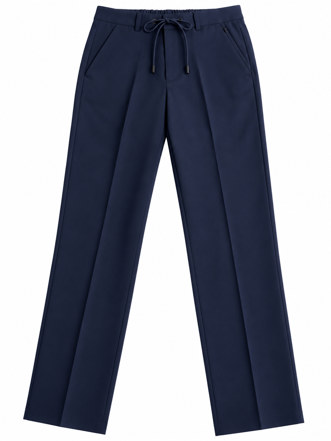 Alphatauri Navy Blue Tailored Drawstring Trousers – Size L men
