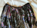 Emilio Pucci Silk Butterfly Print Pleated Maxi Skirt  – Size L ladies