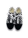 Vans Old Skool Black & White Checkerboard Trainers EU 37 ladies