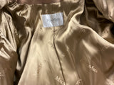 MAX MARA Marilyn hooded beige cashmere wrap coat with mink fur trim size UK 4 F 34 US 2 ladies