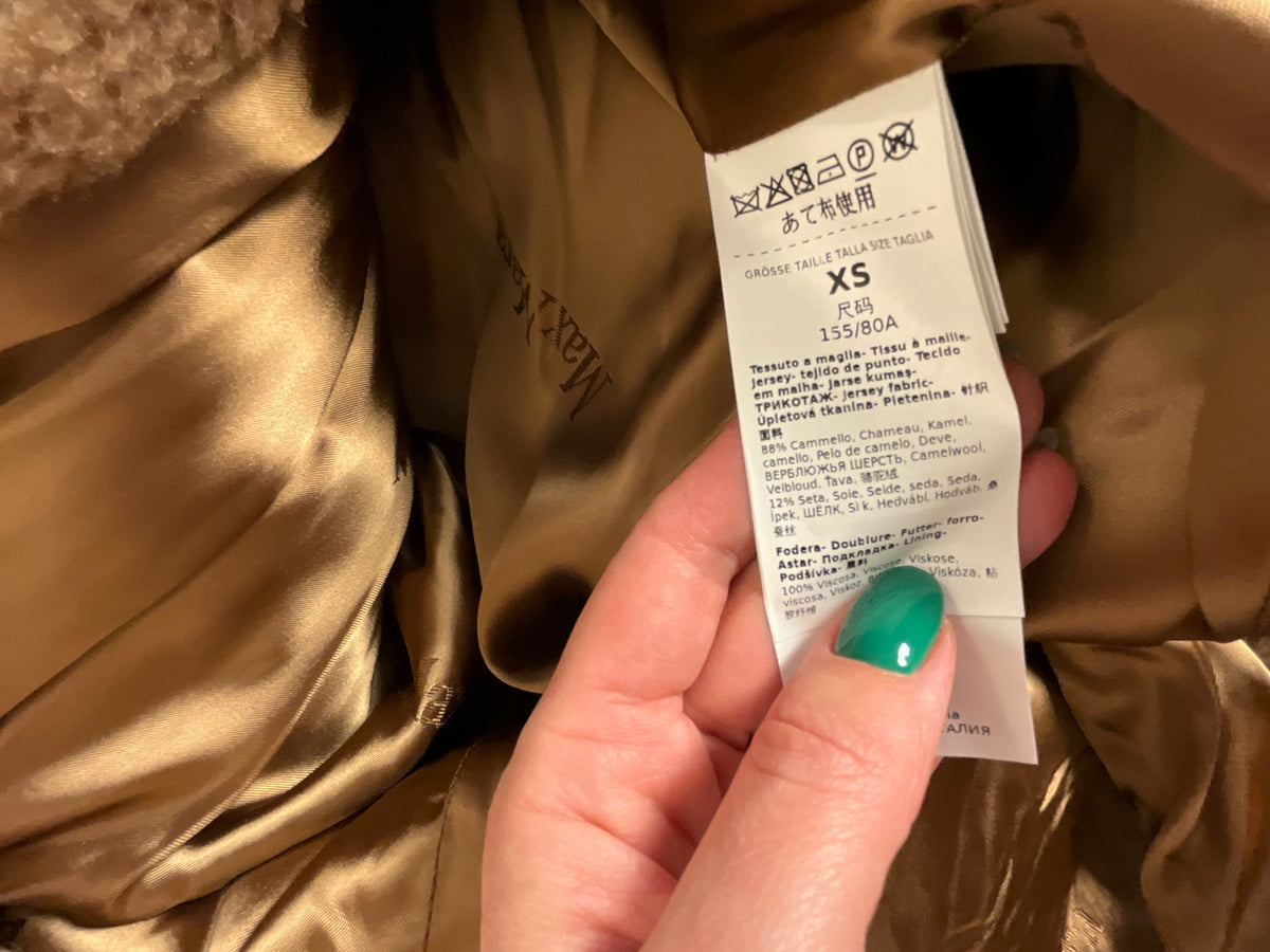 Max Mara Teddy Bear Iconic Coat size XS ladies