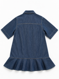 Valentino Garavani VGold Cotton Chambray Mini Dress ladies