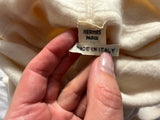 Hermès Cream Cashmere & Wool Cowl Neck Jumper – Size F 36 ladies