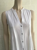 Hanro Cotton Deluxe White Sleeveless Nightdress – Size XS ladies